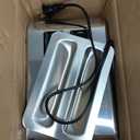 bella Stainless Steel 2 Slice Toaster with Extra Wide Slots & Removable Crumb Tray - 6 Browning Options, Auto Shut Off & Reheat Function - Toast Bread, Bagel & Waffle