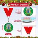 Cholemy 12 Pcs Christmas Medal Awards 2'' 12 Style Christmas Contest Prizes Medals for Xmas Decorating Party Ornament Supply