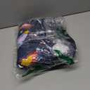 Kids Airplane Footrest, 31.1 x 17.3in Kids Airplane Seat Extender, Colorful Airplane Foot Hammock, Breathable Toddler Airplane Bed, Travel Essentials with Storage Bag for Kids Toddlers(Blue)