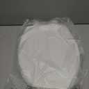 Bemis 7300SLEC Slow Close Toilet Seat, Easy Clean Hinges and Durable Plastic Seat, Made in USA, Elongated, White