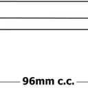 Richelieu Hardware BP245170 Pavia Collection 3 3/4-inch (96 mm) Center-to-Center Stainless Steel Modern Cabinet and Drawer Pull Handle for Kitchen, Bathroom, and Furniture