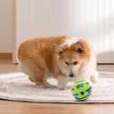 Dog Toy Ball, Interactive Dog Ball, Makes a gurgling Sound When Shaken, for Training and Herding, 4.33 inches (11 cm)