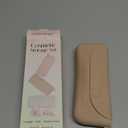 Silicone Makeup Brush Holder And Beauty Sponge Case, Travel Makeup Brush Case With Magnetic Closure, Makeup Sponge Holder 2 In 1 Stand Storage For Quick Drying Khaki