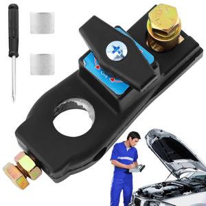 Battery Disconnect Switch, Heavy Duty Battery Shut Off Switch 12v 24v, High Current Master Batteries Power Cut Isolator Kill Switchs for Car Marine Boat RV ATV