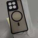 For Motorola Edge 2025 Case, Magnetic [38 N52 Magnets] Military Grade Drop Protection moto edge 2025 case - Raised Camera Lips Slim Matte Anti-Slip Phone Cover Case For Motorola Edge 2025, Black