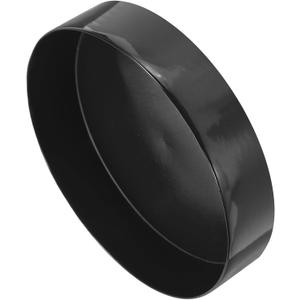uxcell Rubber End Caps 300mm(11 13/16") IDx80mm(3 1/8") H Black 2pcs
