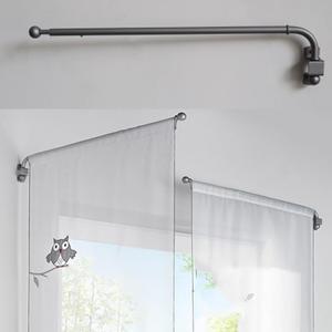 Swing Arm RodsSet of 2, 0.47inch Diameter, 15.8-inch to 27.5-inch, silver gray