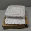 5 Pcs Dessert Table Display Set - 2 Pcs 3-Tier Dessert Display Stands & 3 Pcs Serving Tray - Dessert Trays Dessert Stands Treat Table Displays Set for Tea Parties,Birthdays & Baby Showers