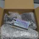 Tessco 200 Pcs Mini Appetizer Plates with Spoons Forks Disposable Mini Dessert Plates Plastic Appetizer Bowls Tiny Individual Serving Trays for Party(Black,Classic)