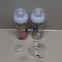 Philips Avent PPSU Natural Baby Bottles with Medium Flow Nipples (Flow 3), 9oz, with Decoration, 2-Pack, SCY943/02