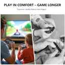 2 x KUNSLUCK 2 Pack Steering Wheels for Nintendo Switch 2 (2025) - Racing Wheels Compatible with Switch 2 Joy-Con - Ergonomic Grip for Enhanced Mario Kart & Racing Game Experience