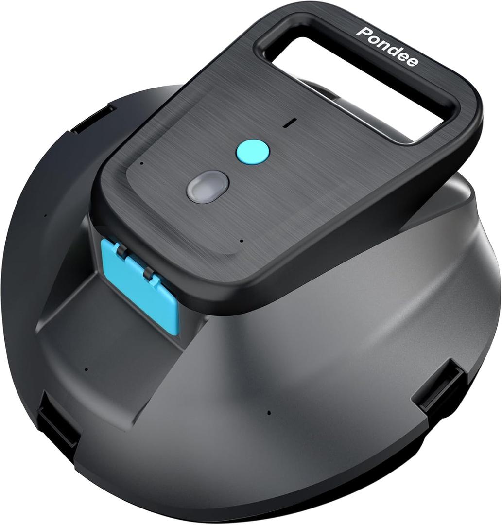 X1 Robotic Pool Vacuum, Cordless Pool Cleaner with 120 Mins Runtime, Auto-Parking, 2.5h Fast Charging, Ideal for Above Ground and Flat-Bottom Inground Pools up to 850 sq.ft (Matte Black)