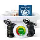 MSFOOT Upgraded Ionic Foot Bath Detox Machine, Foot Spa Bath for Home Use, Foot Cleaner Machine To Remove Toxins with 2 Arrays, 15 Disposable Foot Bath Liners, Detox Sea Salt, Upgraded Durable Basin