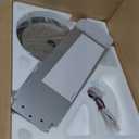 42 Inch Brushed Nickel Ceiling Fans with Lights and Remote, LED Low Profile Flush Mount Ceiling Fan for Bedroom, Living Room, Patio, Quiet DC Motor, 5 Blades