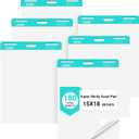 Sticky Mini Easel Pad, 15 x 18 Inches, Self Stick Flip Chart Paper,Sticky Chart Paper for Teachers, Anchor Chart Paper for Office, 30 Sheets/Pad,6 Pads