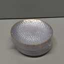 DaYammi 60PCS Clear Plastic Plates Plates Disposable Hammered Plate 7 Fancy Dessert Plate Small Cake Plate Appetizer Platos Hard Round Plastic Platos Disposable for Party & Wedding