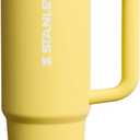 STANLEY Quencher ProTour Flip Straw Tumbler with Leakproof Lid 30 oz | Built-In Straw & Handle | Cupholder Compatible for Travel | Insulated Stainless Steel Cup | BPA-Free | Daffodil