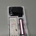 Electric Foot File Callus Remover Professional Foot Sander Grinder Scrubber Foot File Pedicure Tools Adjustable Speed 60 Replacement Sandpaper disc Easy to Remove Cutin Dead Skin calluses-Rose Gold