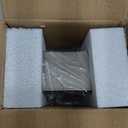 NIKKY HOME Vintage Silent Non-Ticking Table Clock, Shelf Desk Top Clock Battery Operated, Retro Home Decor for Living Room Mantel Desktop Countertop, Antique Brown