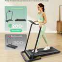 UREVO Walking Pad Handle Bar Only, Universal Compatible for Walking Pads 23.6'' Wide, Transform WalkingPad Into a Treadmill in Seconds, Easy Moving with Wheels, Quick Assembly, Sturdy Design