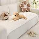 Royhom Couch Cover for Dogs Washable, Soft Thick Pet Couch Covers for Sofa, Pawcart Couch Protector Pet Friendly, Furniture Covers Dog Mat for Couches and Sofas (White, 27.6 x 42.7 Inch)