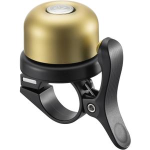 ROCKBROS Bike Bell for Apple AirTag Hidden Bike Mount Bike AirTag Holder GPS Tracker Bike Bell Anti-Theft for Adults Suitable for 0.87''/22.2, 1''/25.4, 1.25''/31.8mm Diameter Handlebar (Brass)