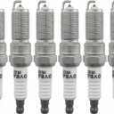 6059 Set of 6 Iridium Spark Plugs LTR6IX11 SP411 Compatible with Ford Cadillac Chevrolet Lincoln Buick Equinox Canyon Enclave Explorer SRX V6 (C01020004)