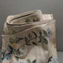 GarveeHome Washable Rugs 5x7 for Bedroom Modern Floral Area Rug Large Living Room Rug with Rubber Backing Non Slip Non Shedding Low Pile Folding Floor Cover for Dining Room Nursery EntryBeige