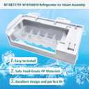 W10873791 Ice Maker Assembly, Compatible with Whirlpool Refrigerators, Fits W10760070 W10798411 W11130444