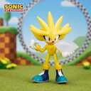 Sonic The Hedgehog 4" Articulated Action Figure Collection (Choose Figure) (Super Silver with White Emerald)