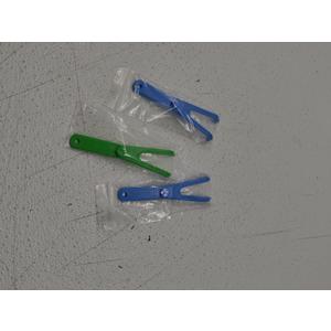 Chengu 3 Pieces Dental Floss Holder Reusable Flosser Reusable Floss Handle Holder Flossmate Handle for Oral Clearing (Blue, Green)