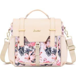 Scothen Lunch Bag for Women Work,Insulated Lunch Box,Large Lunch Tote Bag for Adult,Leakproof Tote Cooler Bag with Shoulder Strap,Reusable Lunch Purse Cute Lunch bag for Women Office Picnic Beach
