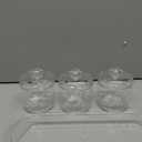 LemonRoad Set of 3 Clear Acrylic Sugar Bowl with Lid and Spoon for Coffee Bar Accessories, 7oz Tea Sugar Coffee Containers Salt Canister Spice Jars, Kitchen Seasoning Box Condiment Pots with Labels