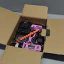 FADAKWALT Cordless Drill Set, 20V Electric Power Drill With Battery And Charger, 30N Torque, 21+1 Settings, 3/8-Inch Keyless Chuck, Driver Bits Kit, LED Light (Pink)