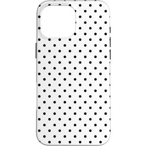 BLACK POLKA DOTS Case for iPhone 16 Pro Max