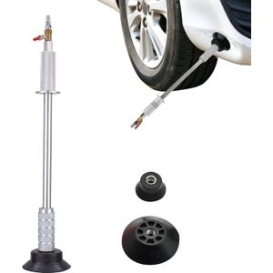 Upgraded Car Dent Air Pneumatic Dent Puller Heavy Pneumatic Sag Repair Pull Hammer Slide Hammer Tool Kit Dent Repair Suction Cup Slide Tool with 3PCS Suction Cup