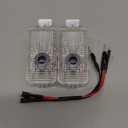 Never Fade Car LED Door Logo Projector Ghost Shadow Light, for RLX/MDX/ZDX/TLX/TL/RDX Series Accessories Door Light Logo LED Laser Car Courtesy Step Light (White)