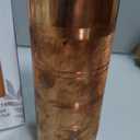 Pure Copper Water Bottle 34 Oz Copper Water Bottle - Leak Proof (34 Oz) (With Pitambari Powder)