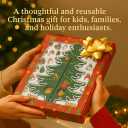 Christmas Advent Calendar 2025 Kids - 24 Days Christmas Countdown Calendar for Kids with Christmas Tree 36 Ornaments Bells Snowman Santa Decorations for Boys Girls Xmas Gift Tree