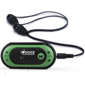 idoooz Waterproof MP3 Player, IPX8 Swimming Music Player with Clip, Underwater Music Player with Headphones for Swimming, Running Jogging (Includes Underwater Headphones) Green