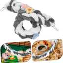 YARNOW Climbing Rope Toy for Squirrel, Sugar Gliders, Rats and Ferrets - Multi-Functional Hanging Perch for Bird Cage, Encourages Activity and Enrichment