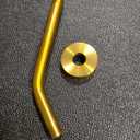 Westbrass 1/2" IPS x 10" Shower Arm with Sure Grip Flange, Polished Brass, D302-1-01