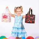 YANGTE Valentine's Day Gift Bags With Handles - 12Pcs Reusable Non-Woven Tote for Kids Classroom Exchange, Party Favor, Wrapping - Goody Bags for Giving