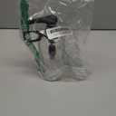 Clear Glass Mouthwash Dispenser with Black Cup Holder and Pump, 16 Oz Rustic Boho Mouthwash Dispenser for Bathroom Farmhouse Decor - 1 Pack