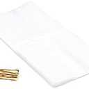 Bread Bags with Ties, Heavy Duty, Reusable, 100 Clear Bags and 100 Ties