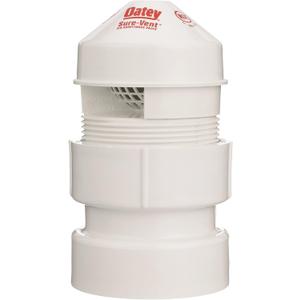 Oatey Sure-Vent 1-1/2 in.2 in. 160 Branch, 24 Stack DFU Air Admittance Valve with White PVC Sch. 40 Adapter