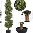 3.8FT Artificial Topiaries - Outdoor Topiary Trees for Porch & Garden Decor - Faux Topiaries & Fake Topiary Tree - Artificial Outdoor Trees Collection