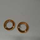 2PCS Coffee Grinding 64mm Flat Burrs, Titaniums Plated Coffee Grinder Burr Multi Purpose Flat Burrs Coffee Grinder Accessory for DF64 DF64P DF64E DF64V for E5P E6P E37J