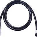 Tool Daily Pressure Washer Whip Hose with Swivel, Hose Reel Connector for Pressure Washing, 8 FT (3/8 NPT Solid + M22 Female)