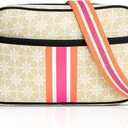 Checkered Crossbody Bum Bags for Women Nylon Checkered Purse Fanny Packs Sling Cross Body Bag with Adjustable Strap
